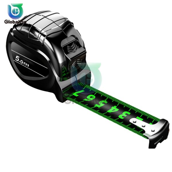 10M Metric Measuring Tape – Self-Locking Fluorescent Steel Tape Measure - Image 2