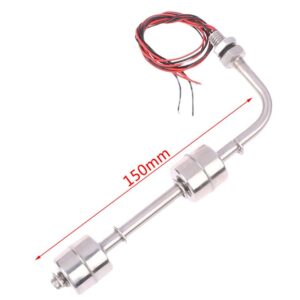 150mm Stainless Steel Right-Angle Water Level Sensor – Liquid Float Switch