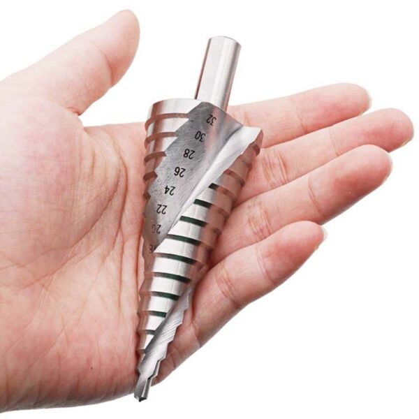 4–32mm HSS Spiral Grooved Step Drill Bit – High-Speed Steel Metal Drilling Tool - Image 2