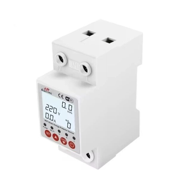 63A 230V TUYA Wi-Fi Smart Circuit Breaker with Over-Under Voltage Protection and Energy Monitoring - Image 2