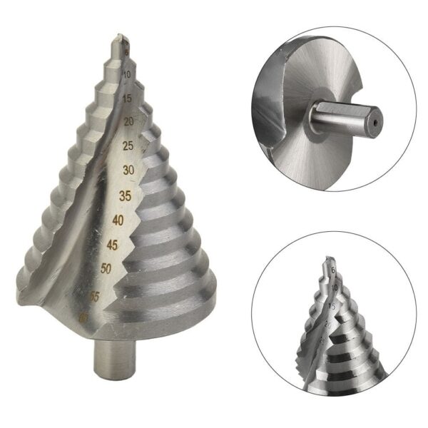 6–60mm Step Drill Bit – Spiral Groove Multi-Function Hole Cutter for Metal & Wood - Image 15