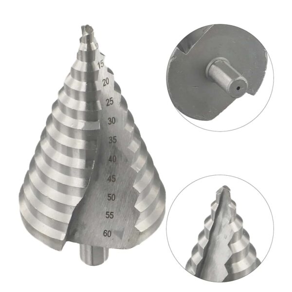 6–60mm Step Drill Bit – Spiral Groove Multi-Function Hole Cutter for Metal & Wood - Image 9