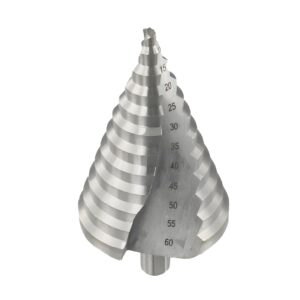6–60mm Step Drill Bit – Spiral Groove Multi-Function Hole Cutter for Metal & Wood