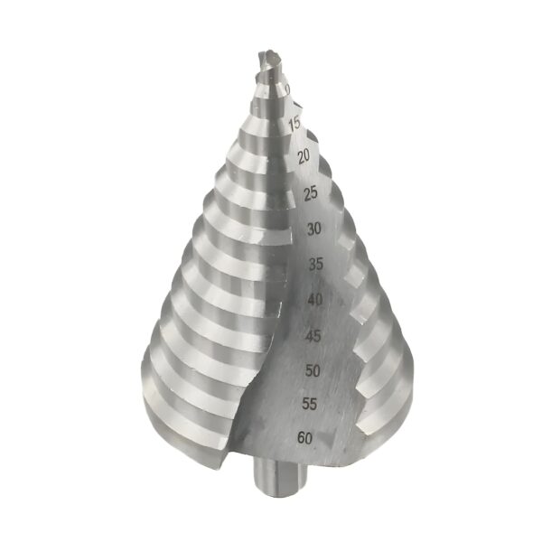 6–60mm Step Drill Bit – Spiral Groove Multi-Function Hole Cutter for Metal & Wood