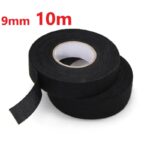 9mm x 10m Electrical Fabric Tape – Heat-Resistant, Waterproof, Auto Wire Harness Wrap