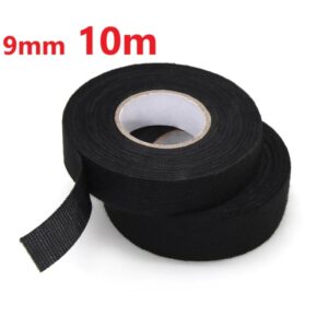 9mm x 10m Electrical Fabric Tape – Heat-Resistant, Waterproof, Auto Wire Harness Wrap