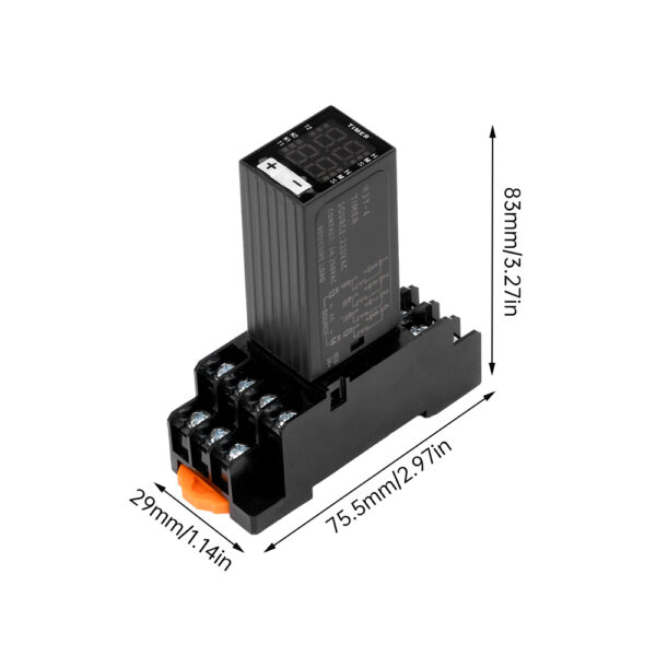 DC 12V Flash Timer  – Digital Time Control with Base - Image 6