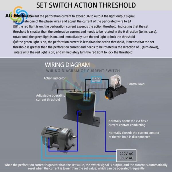 Current Detection Switch 0.2-200A - Image 3