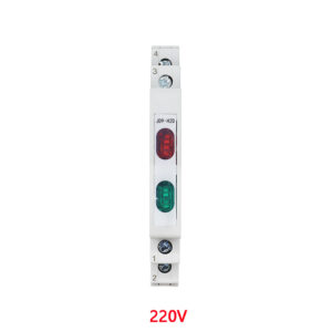 DIN Rail Indicator Light – 230V AC, Modular Lamp (Dual Light)