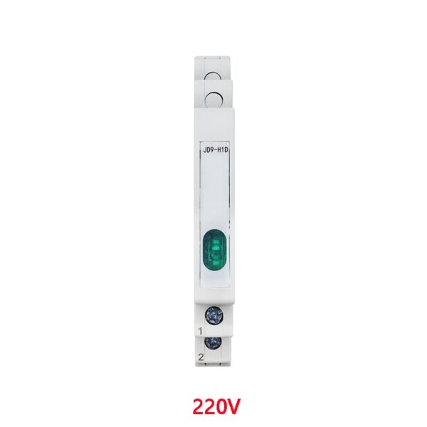 DIN Rail Indicator Light – 230V AC, Modular Lamp (Single Light)( Green)
