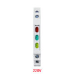 DIN Rail Indicator Light – 230V AC, Modular Lamp (Single Light)(Tri-color Light)