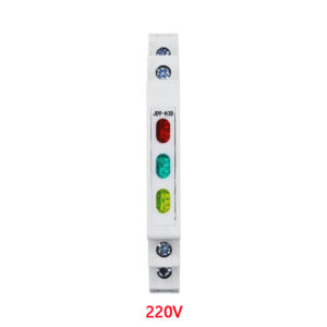 DIN Rail Indicator Light – 230V AC, Modular Lamp (Single Light)(Tri-color Light)