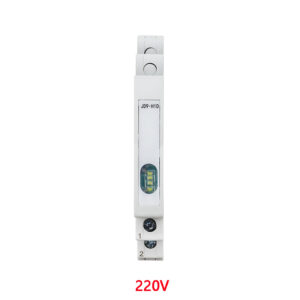 DIN Rail Indicator Light – 230V AC, Modular Lamp (Single Light)(White)