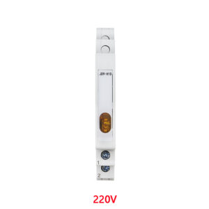 DIN Rail Indicator Light – 230V AC, Modular Lamp (Single Light)(Yellow)