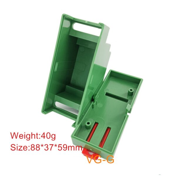 DIN Rail PLC Junction Box – Plastic Electronics Enclosure - Image 2