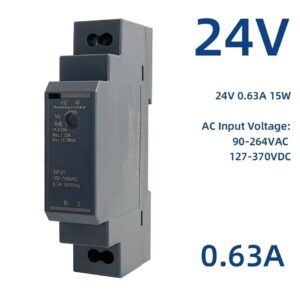 DIN Rail Power Supply (24V, 15W)