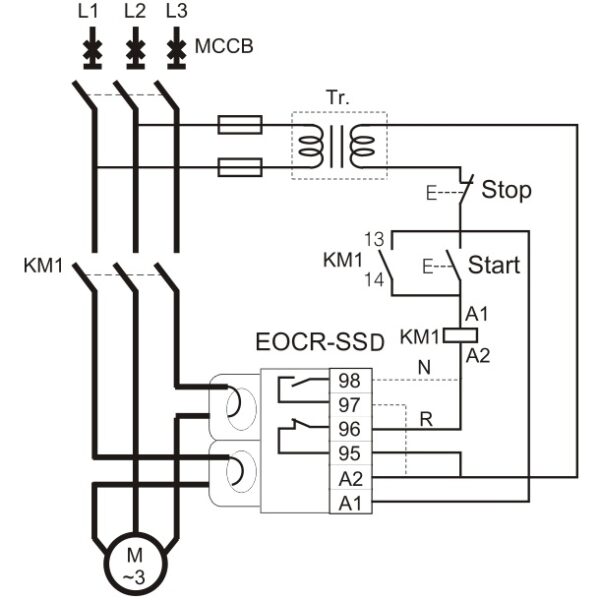 Digital Electronic Overload Relay 380V (0.5-6)A - Image 3