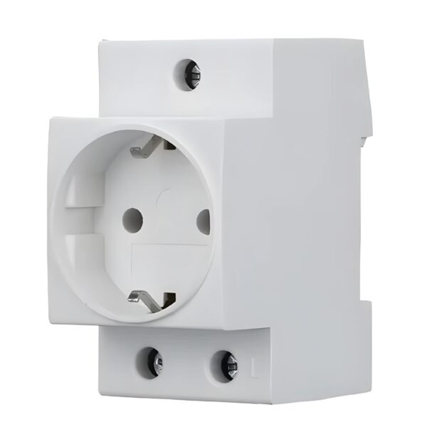 EU Power Socket – DIN Rail Mount (10A/16A, 250V)