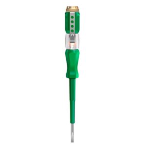 Electrical Tester Pen – Voltage Indicator Screwdriver 100–500V with Neon Bulb(Green color)