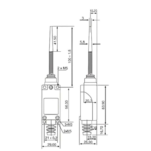 Limit Switch – Rotary Lever Arm Type - Image 2