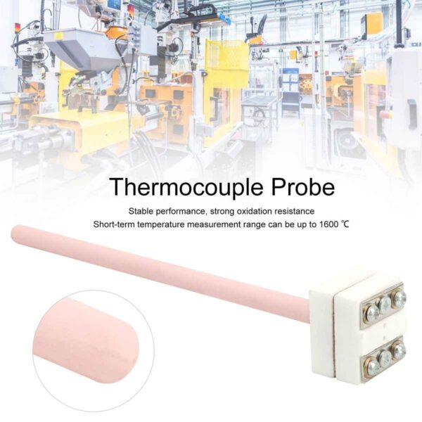 Type S Thermocouple Rhodium Thermocouple Heat Resistant Temperature Sensor Probe (150mm) - Image 6