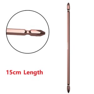Screwdriver Bit – 150mm Magnetic Cross Bit with Hex Shank for Electric Impact Drills