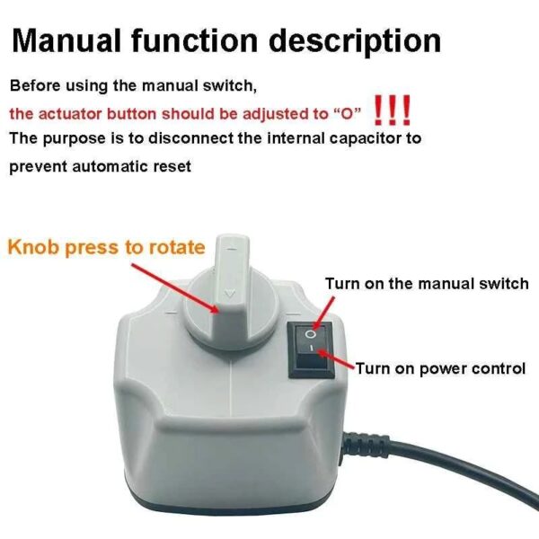 Stainless Steel Motorized Ball Valve with Manual Switch – Normally Closed with 2 DN32-DN25 adapters - Image 8