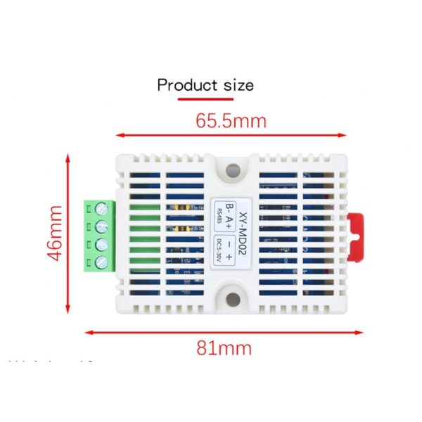 Temperature and Humidity Transmitter – RS485 Modbus RTU - Image 3