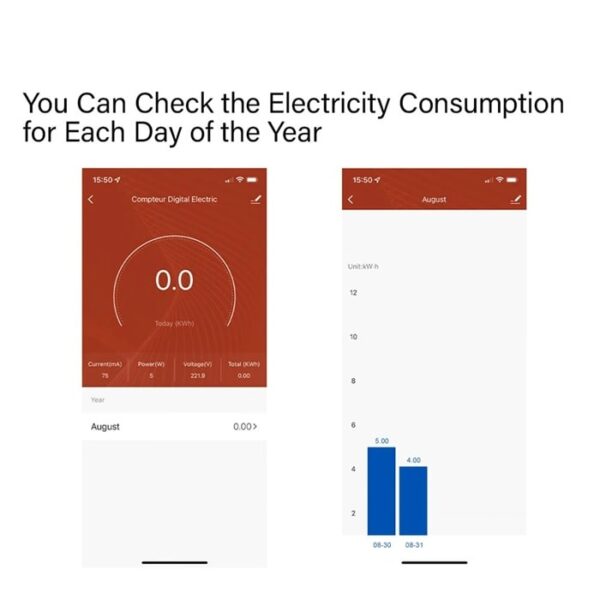 Tuya Smart Energy Meter with Clamp 63A - Image 4