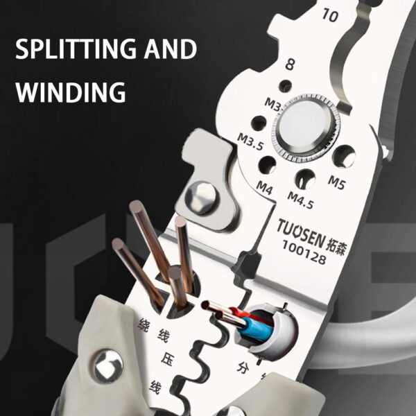 Multi-functional wire stripper and crimping tool - Image 4