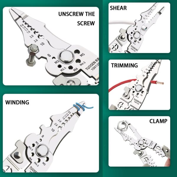 Multi-functional wire stripper and crimping tool - Image 5