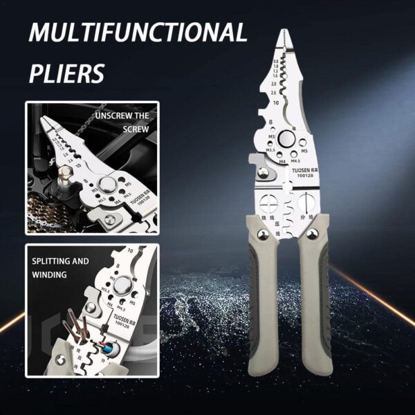 Multi-functional wire stripper and crimping tool - Image 9