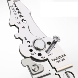 Multi-functional wire stripper and crimping tool