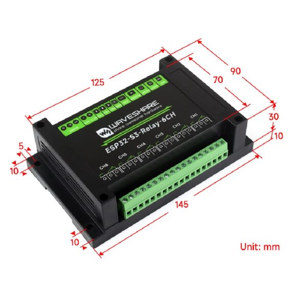 ESP32-S3 Relay Industrial 6-Channel IOT WiFi Bluetooth RS485 - Image 9
