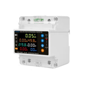 2P 100A Tuya WiFi Smart Bi-Directional Energy Power kWh Meter Leakage Over Under Voltage Protector Relay Timer Switch Smart Life